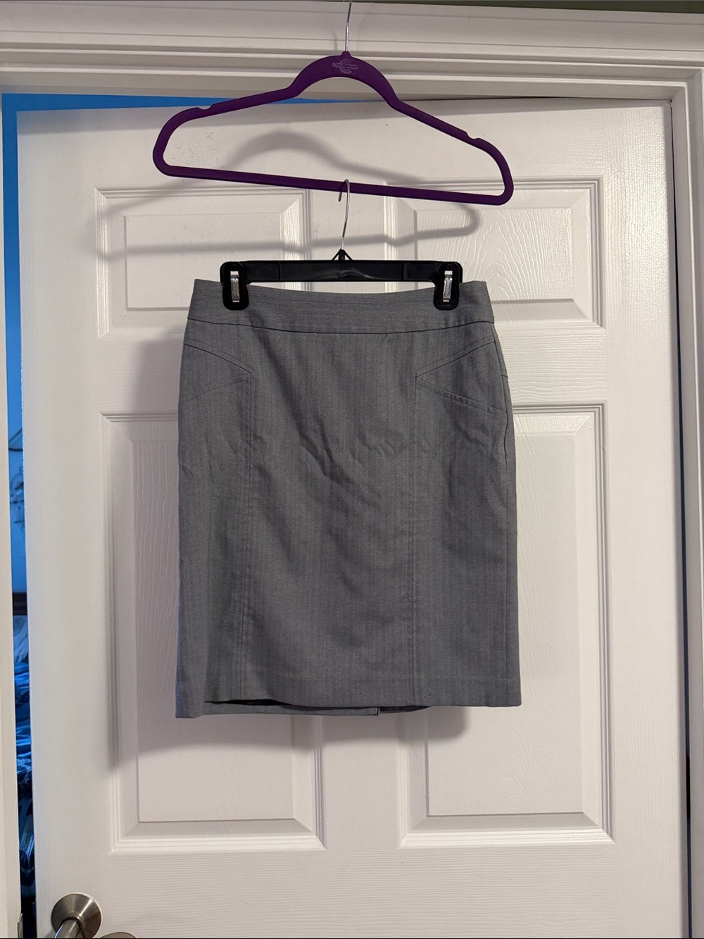 Banana Republic Gray Pencil Skirt